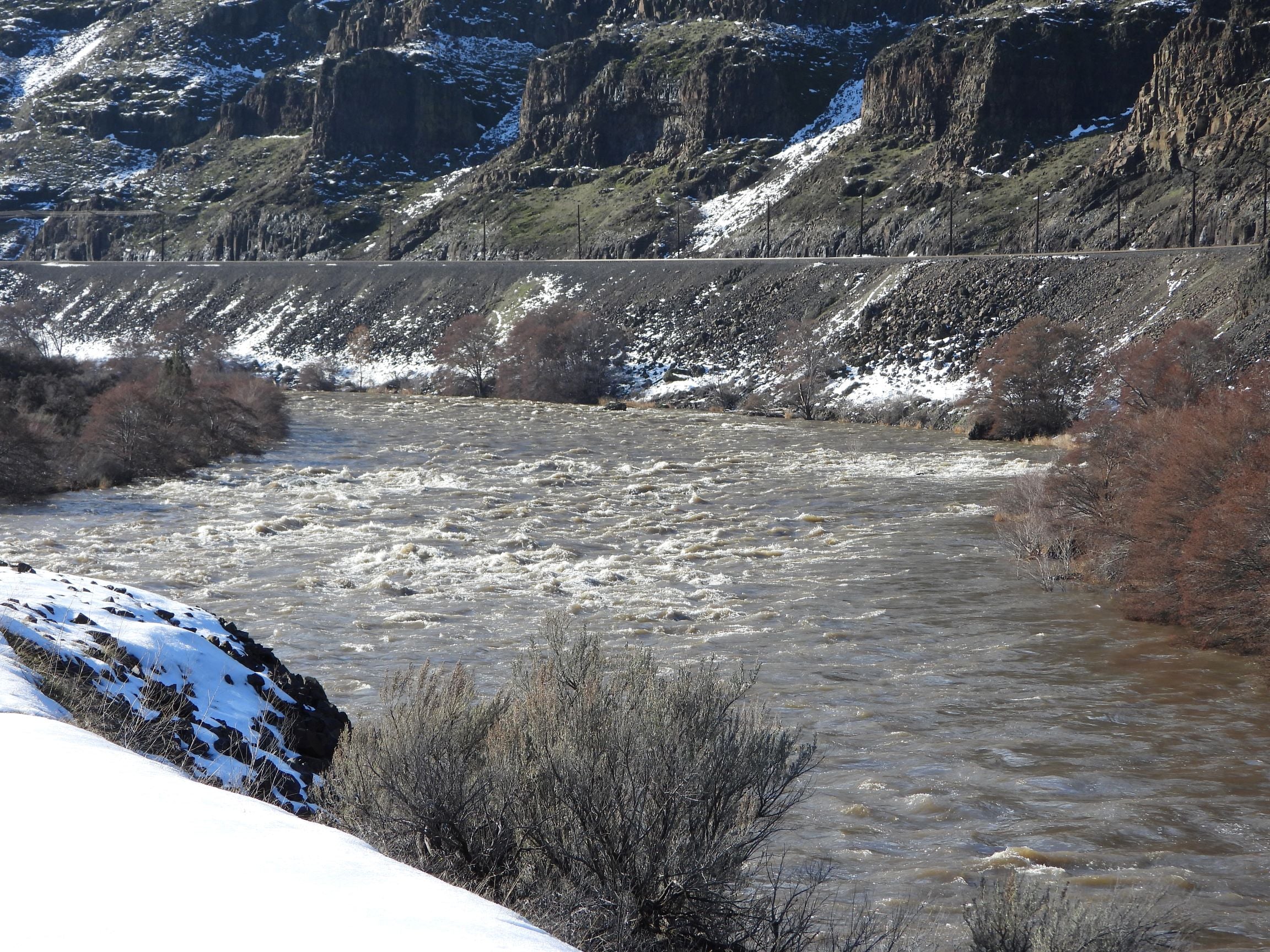 The River is BLOWN OUT