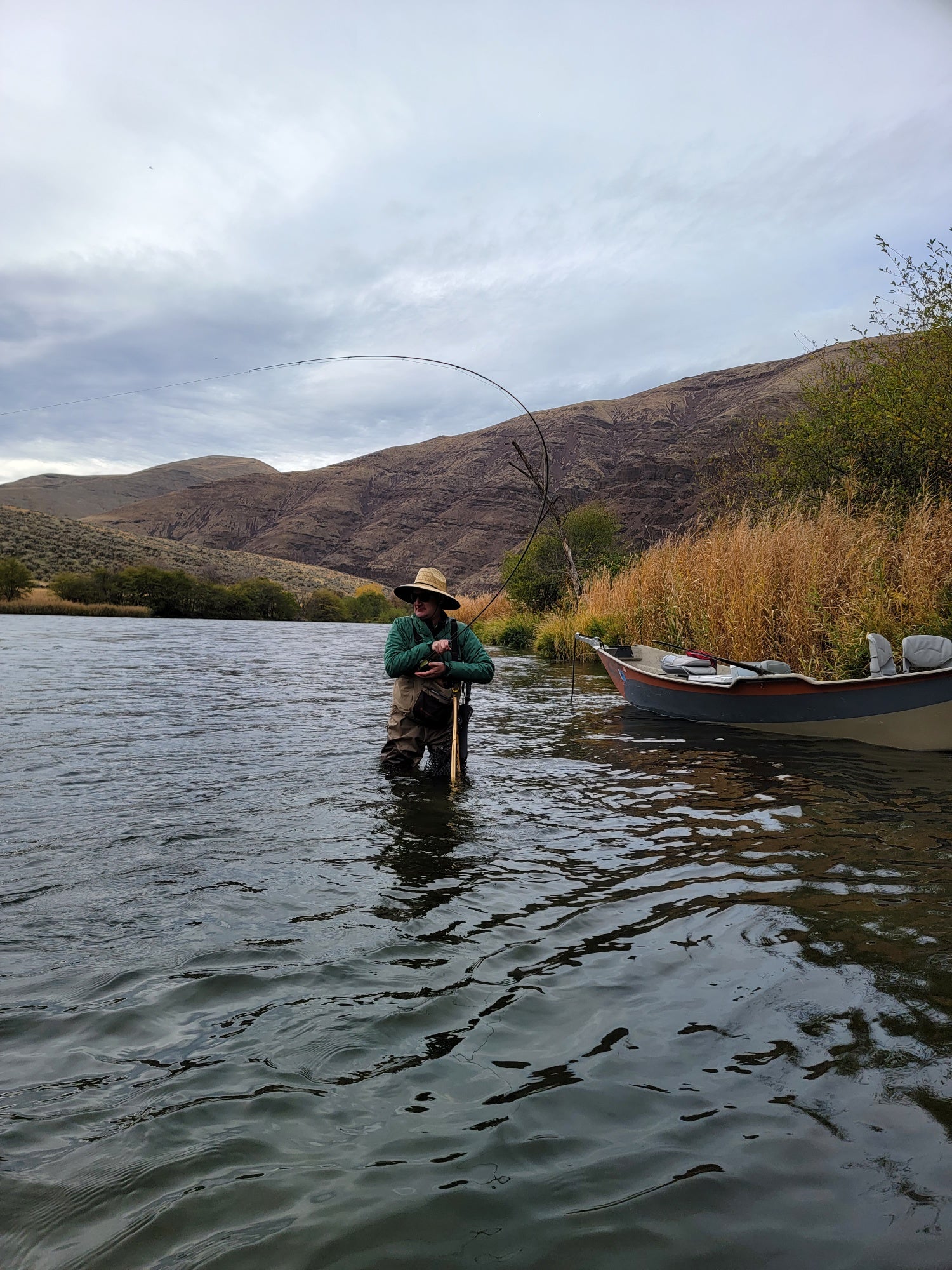 Trout are moving into their winter water