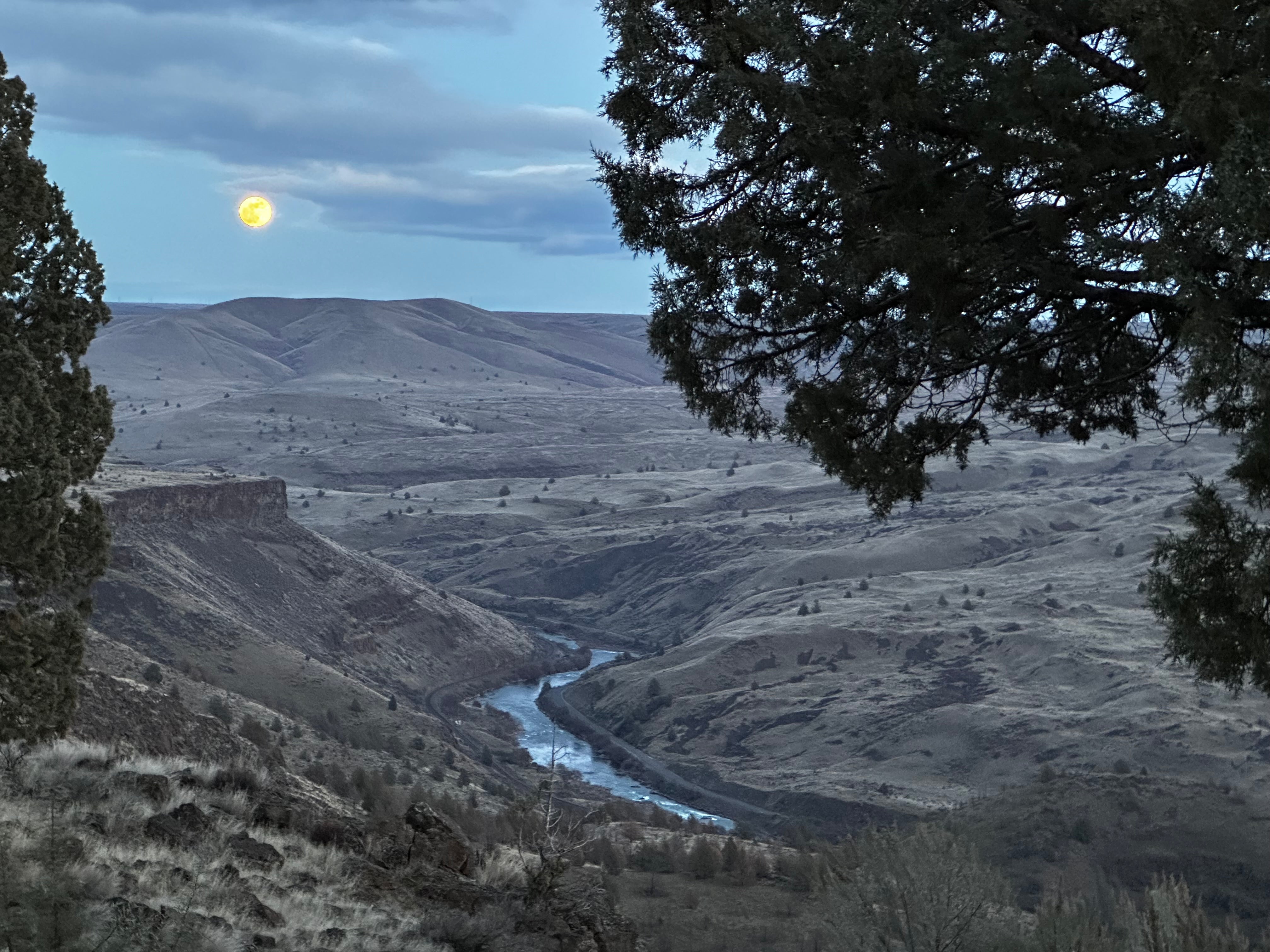 High Overcast - Rain Coming.