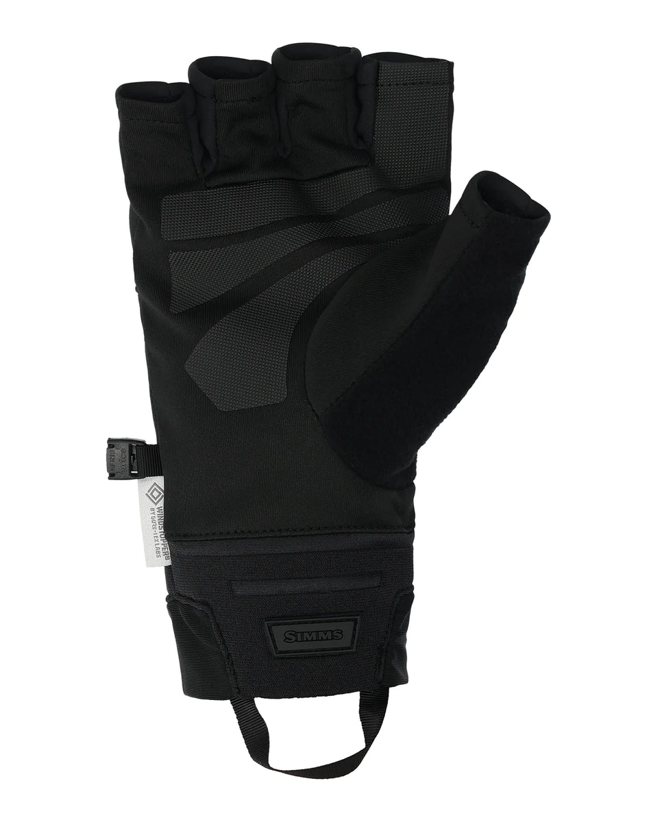 Simms Windstopper Half Finger Glove Black / XL