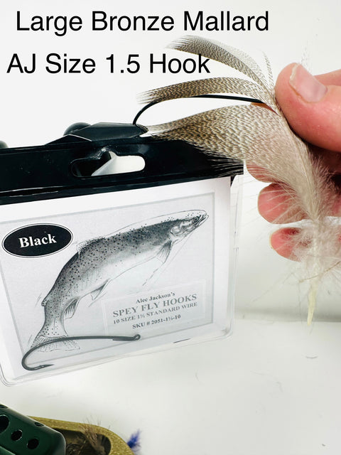 Bronze Mallard Flank Feathers