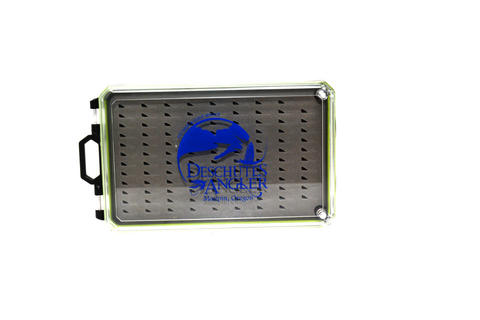 Deschutes Angler Logo Magnetic Closure Slim Fly Box