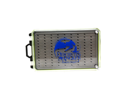 Deschutes Angler Logo Magnetic Closure Slim Fly Box