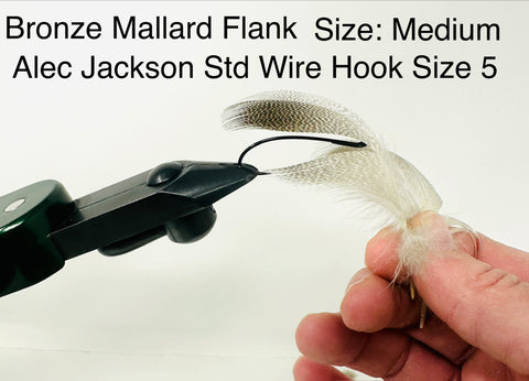 Bronze Mallard Flank Feathers