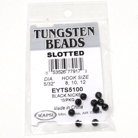Wapsi Tungsten Slotted Beads