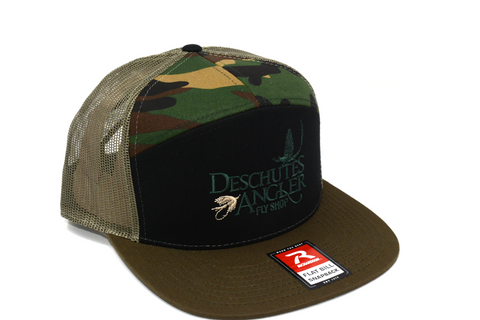 Deschutes Angler Fly Shop Logo Hat - 168 7-Panel Trucker