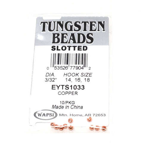 Wapsi Tungsten Slotted Beads