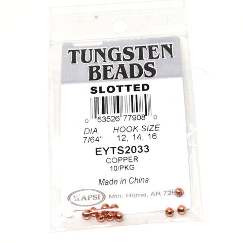 Wapsi Tungsten Slotted Beads