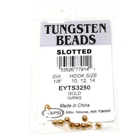 Wapsi Tungsten Slotted Beads