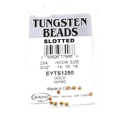 Wapsi Tungsten Slotted Beads