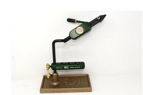 Regal Medallion Vise with Regular Jaws and Bronze Traditional Base