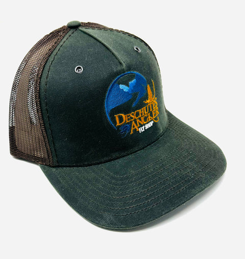 Deschutes Angler Fly Shop Logo Hat - 112WH Hawthorne