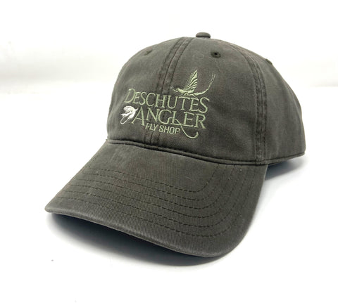 Deschutes Angler Fly Shop Logo Hat - 326 Cotton Twill