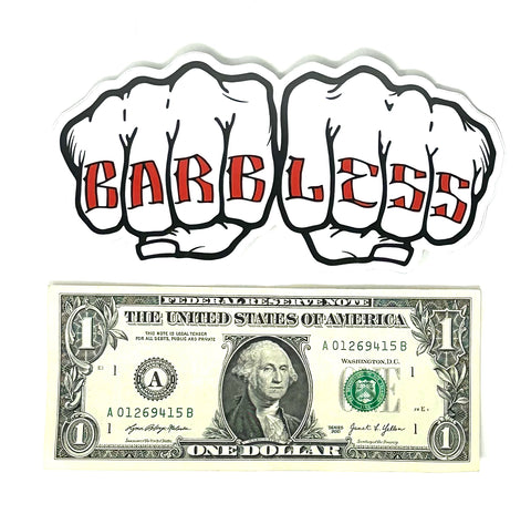 Barbless Sticker