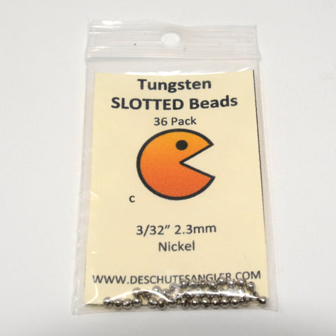 Tungsten Slotted Beads (Deschutes Angler)