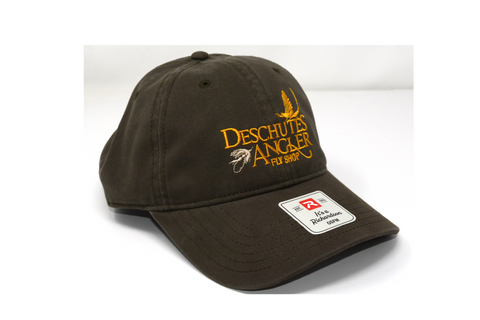 Deschutes Angler Fly Shop Logo Hat - 326 Cotton Twill