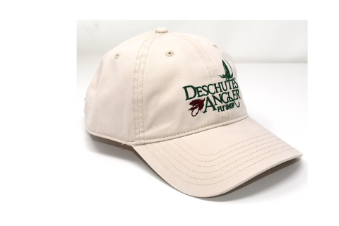 Deschutes Angler Fly Shop Logo Hat - 326 Cotton Twill