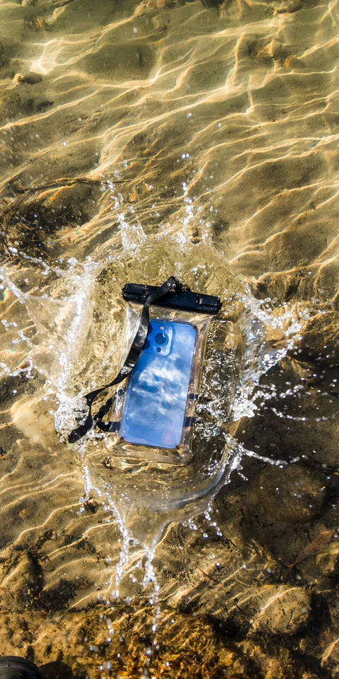 Deschutes Angler Logo Waterproof Phone Bag