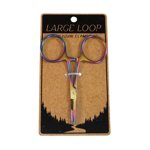 Rainbow Scissor Clamps - Large Loops - 2132