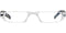 Fisherman Eyewear Slim Vision Rimless Reading Glasses