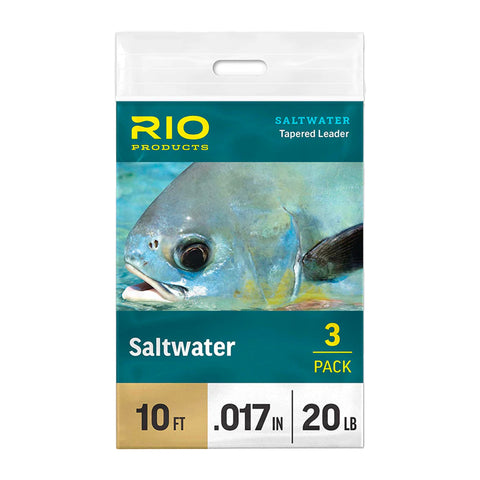 Rio Saltwater Leader 3-pack