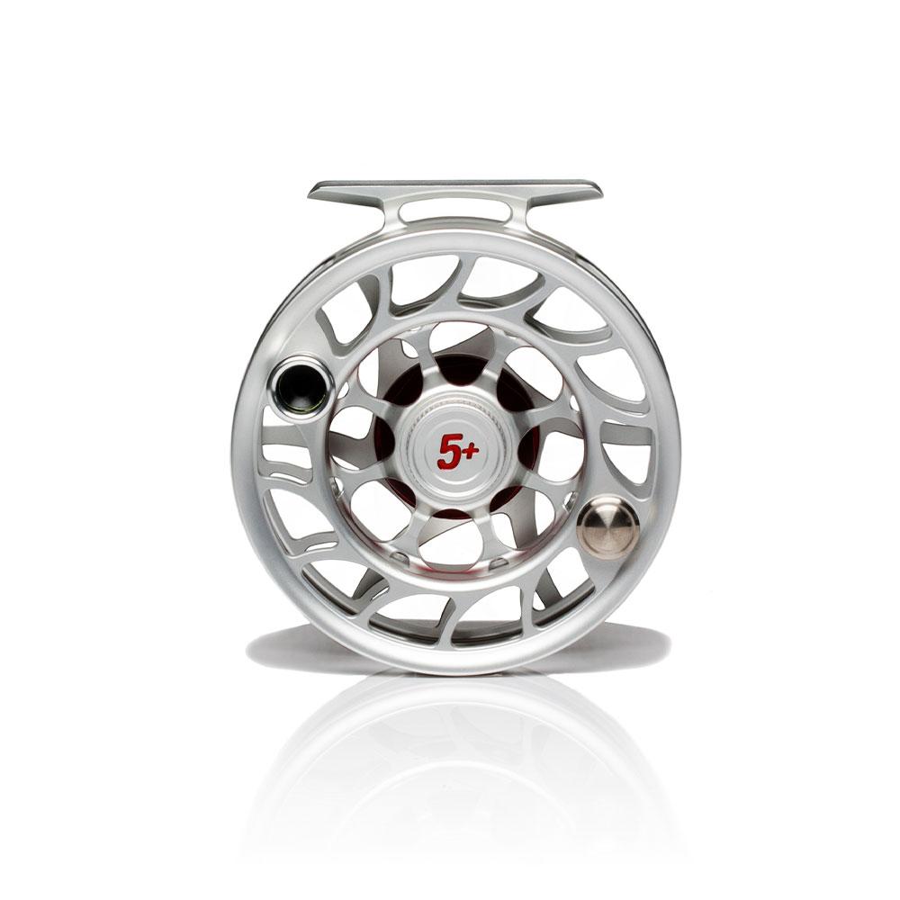 Hatch Iconic 5 Plus Fly Reel Mid Arbor / Clear/Red