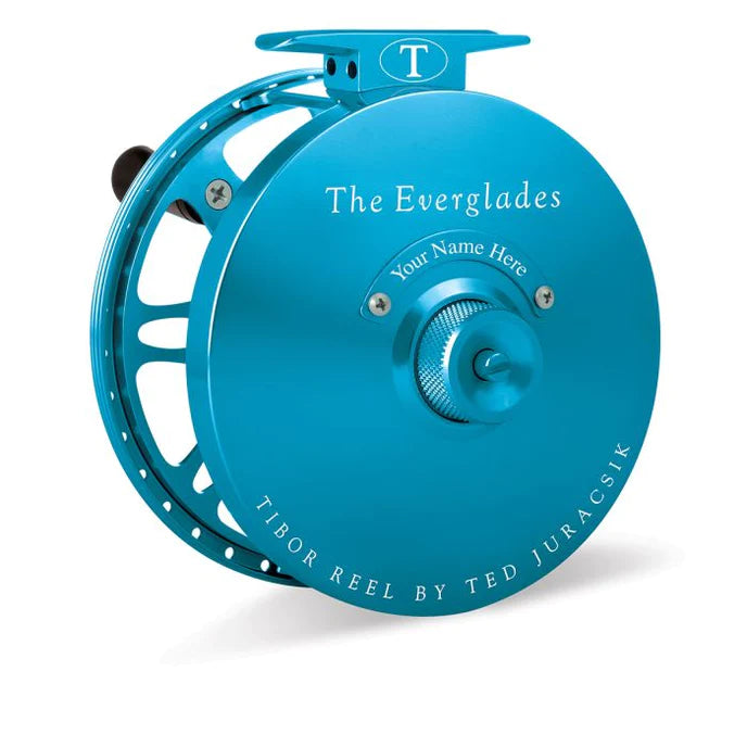 cork drag fly reel Tibor Everglades (All Colors) Aqua